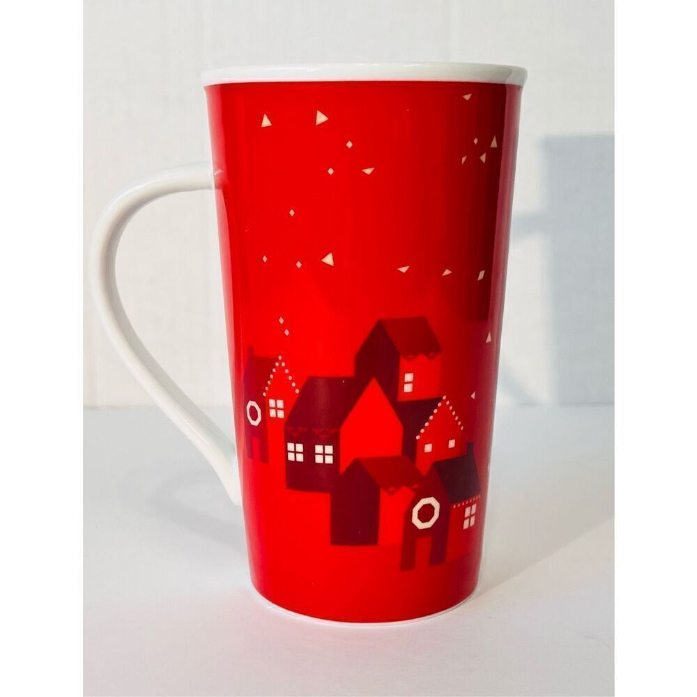 Starbucks 2013 Tall Red Christmas Mug